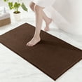 thumbnail image 1 of Exclusivo Mezcla Bathroom Rugs Mat 24x47, Extra Soft Absorbent Chenille Bath Rugs Mat, Quick Dry, Machine Washable Bath Mats for Bathroom Floor, Shower, Home Decor, Coffee, 1 of 10