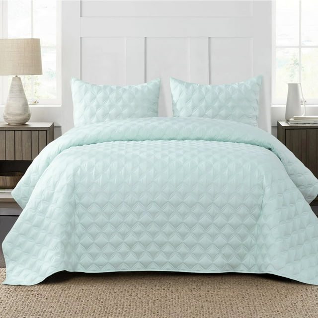Exclusivo Mezcla Bed Quilt Set Twin Size for All Seasons, Stitched