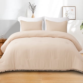 Pom Pom Comforter Sets for Home Decor and Bedding in Various Colors