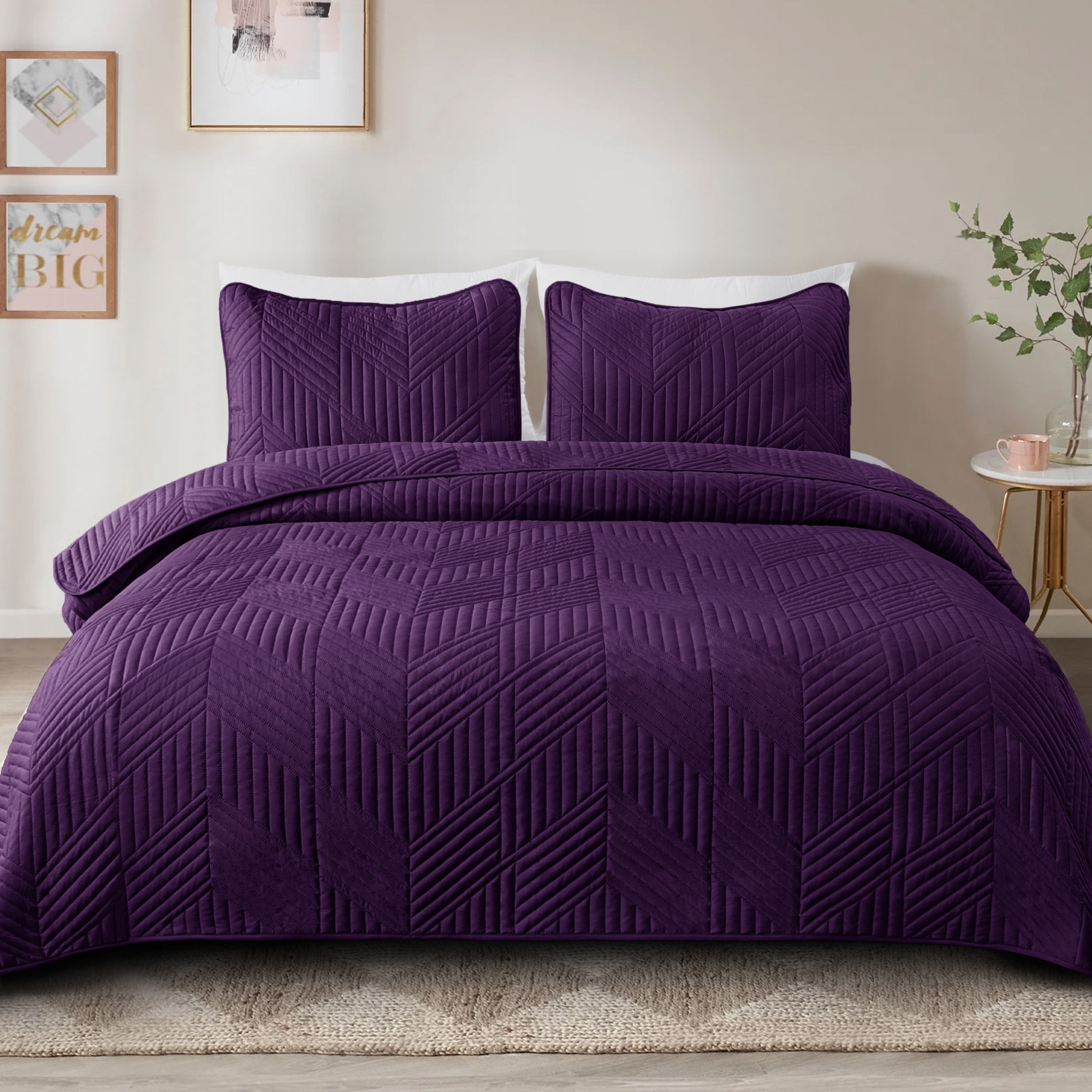 Exclusivo Mezcla California King Quilt Bedding Set, Lightweight Deep ...