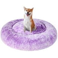 Exclusivo Mezcla Donut Cushioned Dog Bed, AntiAnxiety, Plush, Cozy