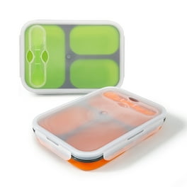 OmieBox Bento Box for Kids - Insulated with Leak Proof Thermos Food Jar - 3  Compartments, Two Temperature Zones (Single) (Packaging May Vary)
