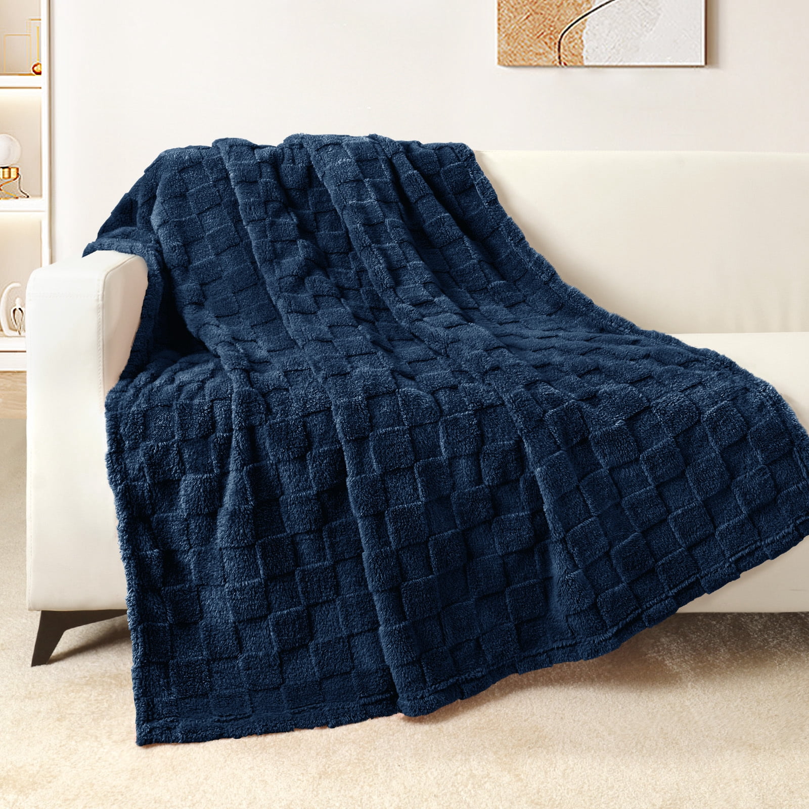Exclusivo Mezcla Fleece Throw Blanket for Couch, Super Soft 3D ...