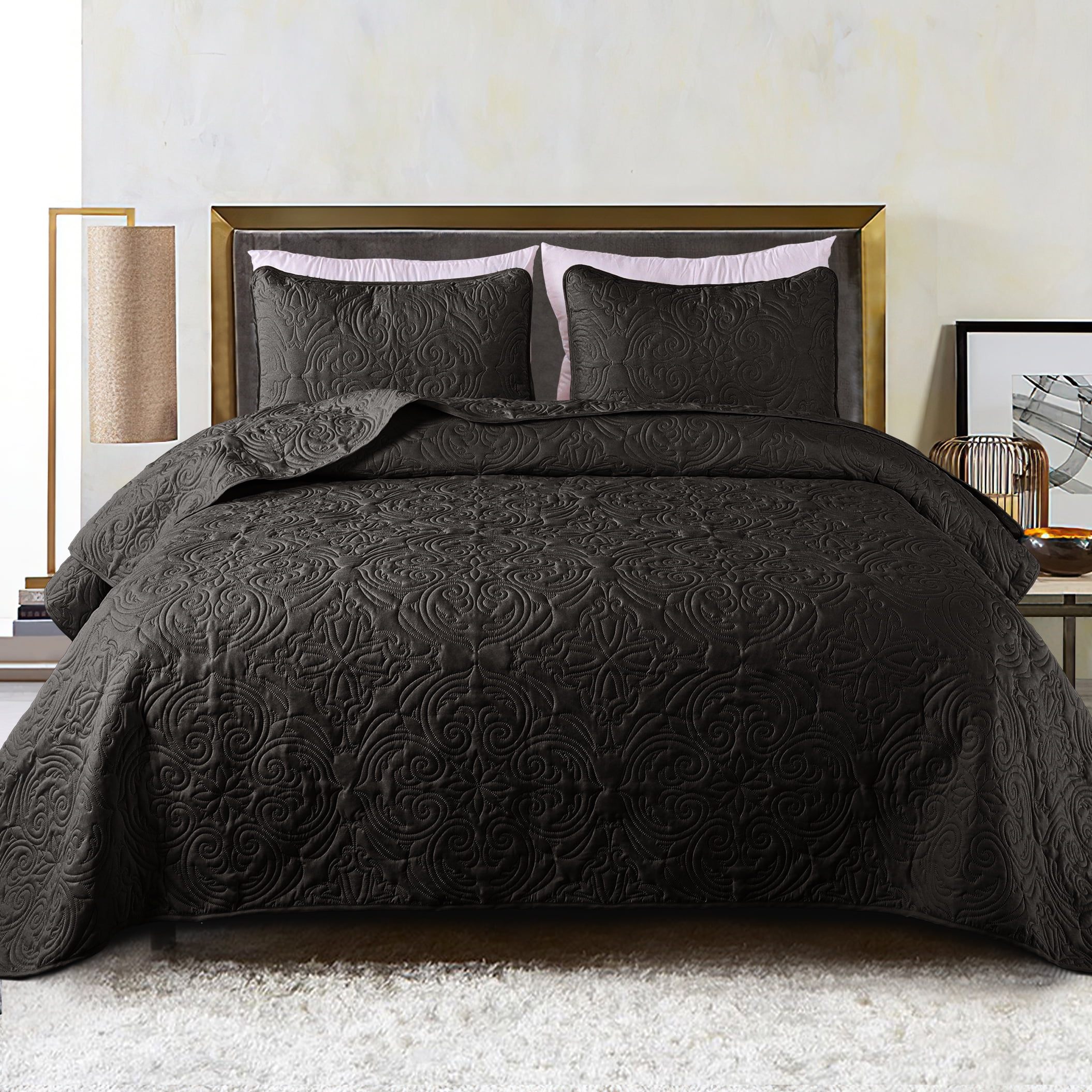 Exclusivo Mezcla King Quilt Bedding Set, Lightweight Vintage King Size
