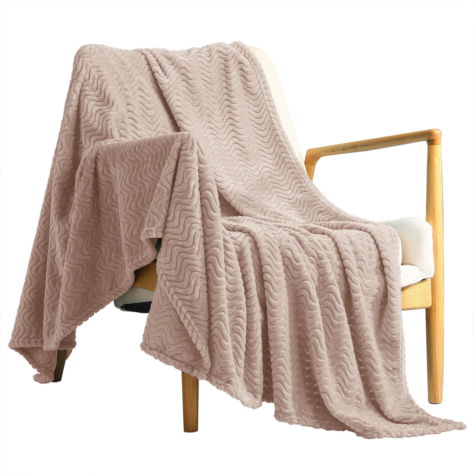 Lands End CashTouch Yarn Dyed Herringbone Throw Blanket Walmart