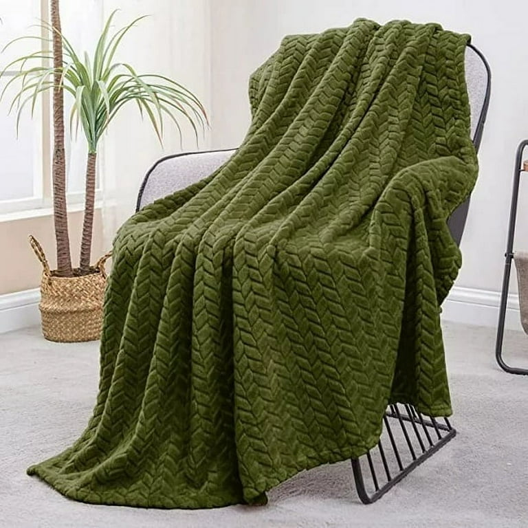 Green soft throw blanket hotsell