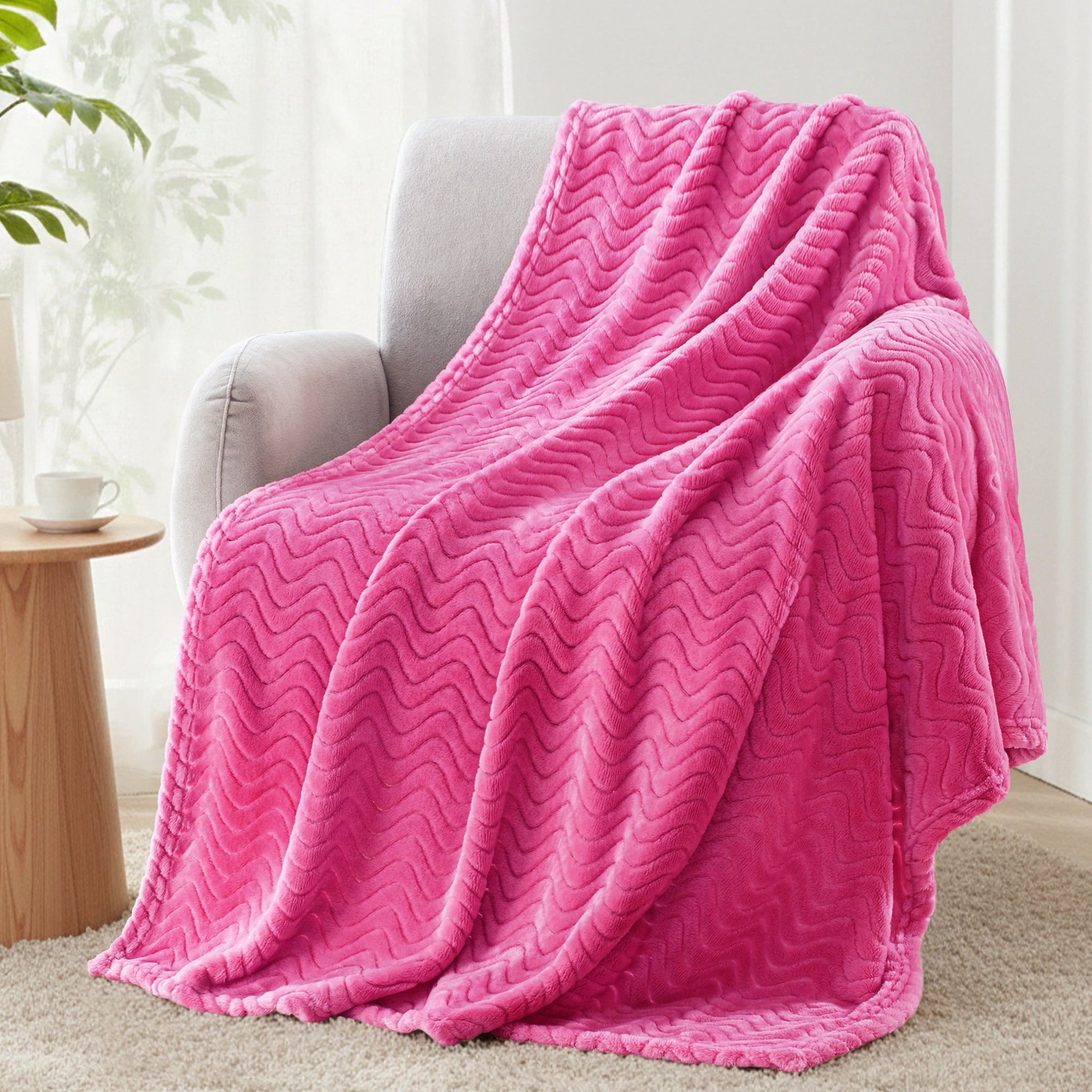Exclusivo Mezcla, Flannel Fleece Throw Blanket, 50
