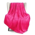 thumbnail image 1 of Exclusivo Mezcla Fleece Throw Blanket for Couch, Sofa, 300GSM Super Soft and Warm Blankets, Hot Pink Throw All Season Use, Cozy, Plush, Lightweight, 50x60 Inches, 1 of 8