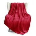 thumbnail image 1 of Exclusivo Mezcla Fleece Throw Blanket for Couch, Sofa, 300GSM Super Soft and Warm Blankets, Red Throw All Season Use, Cozy, Plush, Lightweight, 50x60 Inches, 1 of 8