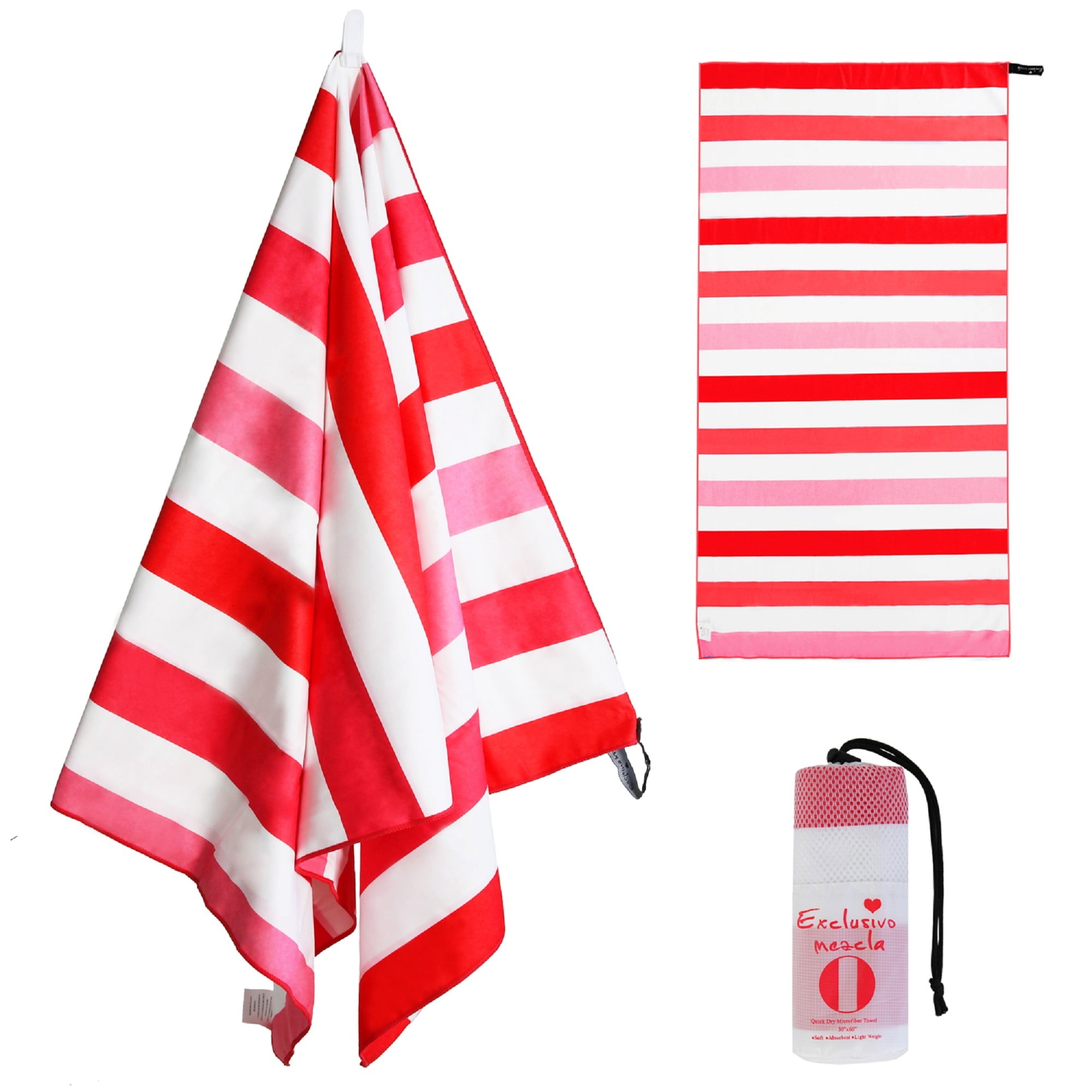 Exclusivo Mezcla Microfiber Quick Dry Beach Towel, Large Sand Free