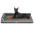 thumbnail image 1 of Exclusivo Mezcla Orthopedic Pet Bed for Extra Large Dogs, 56"X40" Waterproof L Shaped Sofa Dog Bed, Gray, 1 of 9