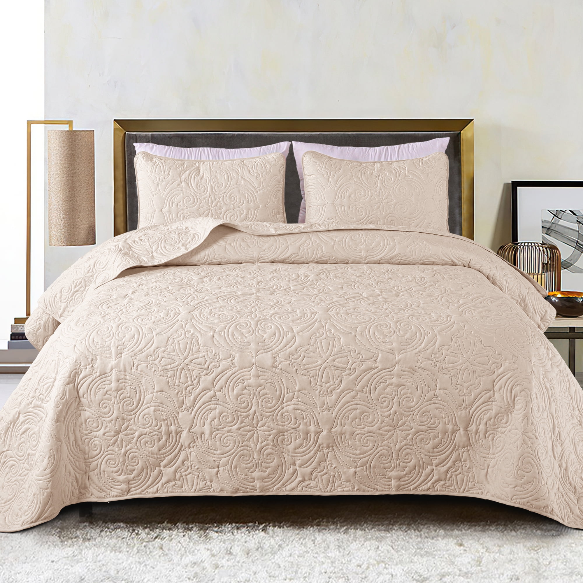 "Exclusivo Mezcla Lightweight Cal King Quilt Set, Vintage Bedspread