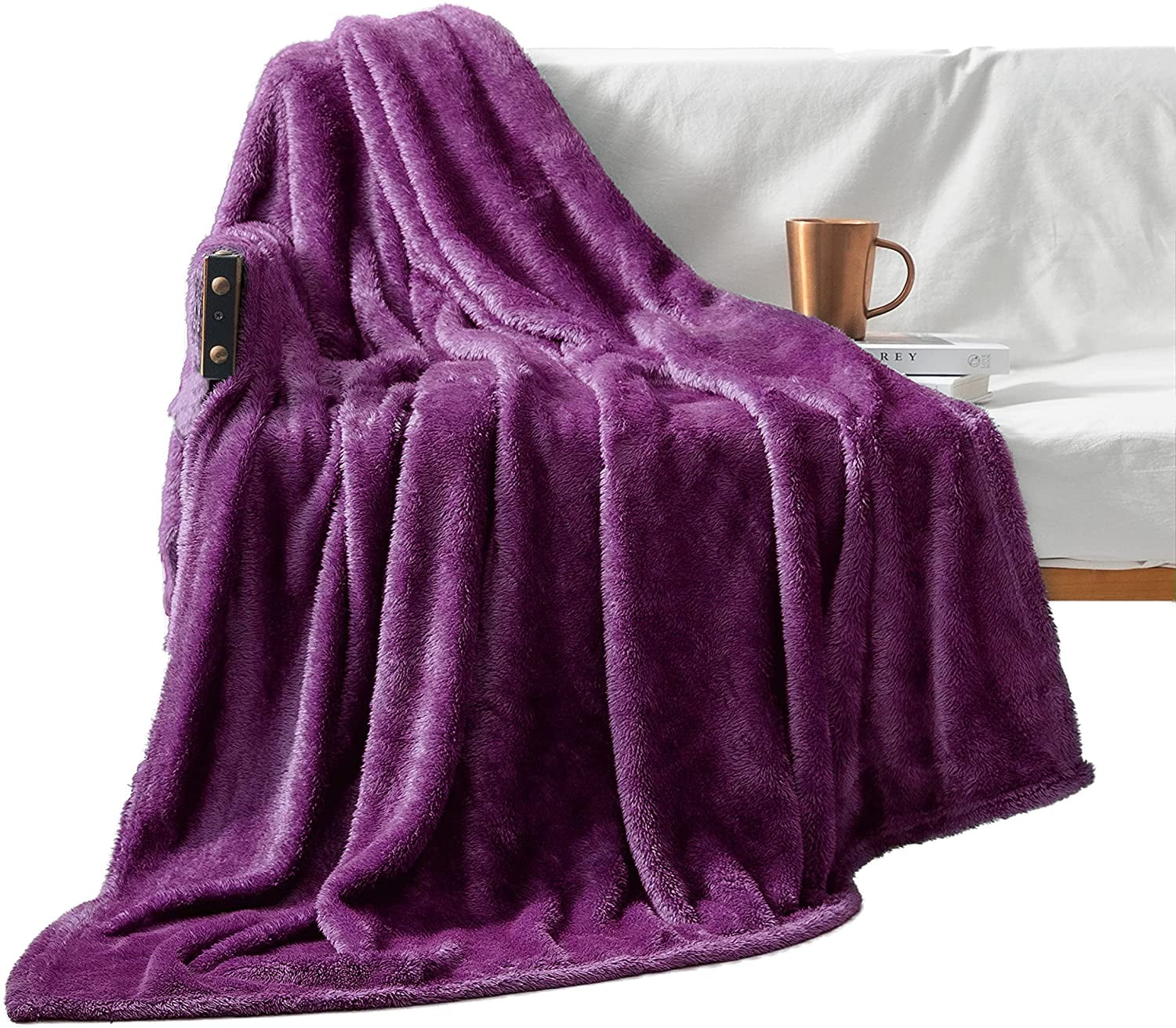 Large purple throw hotsell