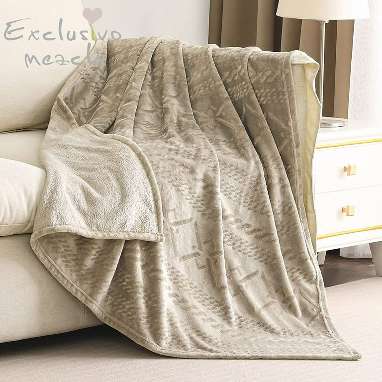 Exclusivo Mezcla Soft Throw Blanket Large Fuzzy Fleece Blanket
