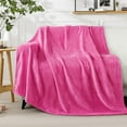 thumbnail image 1 of Exclusivo Mezcla Soft Throw Blanket, 50"x60", Hot Pink, 1 of 6