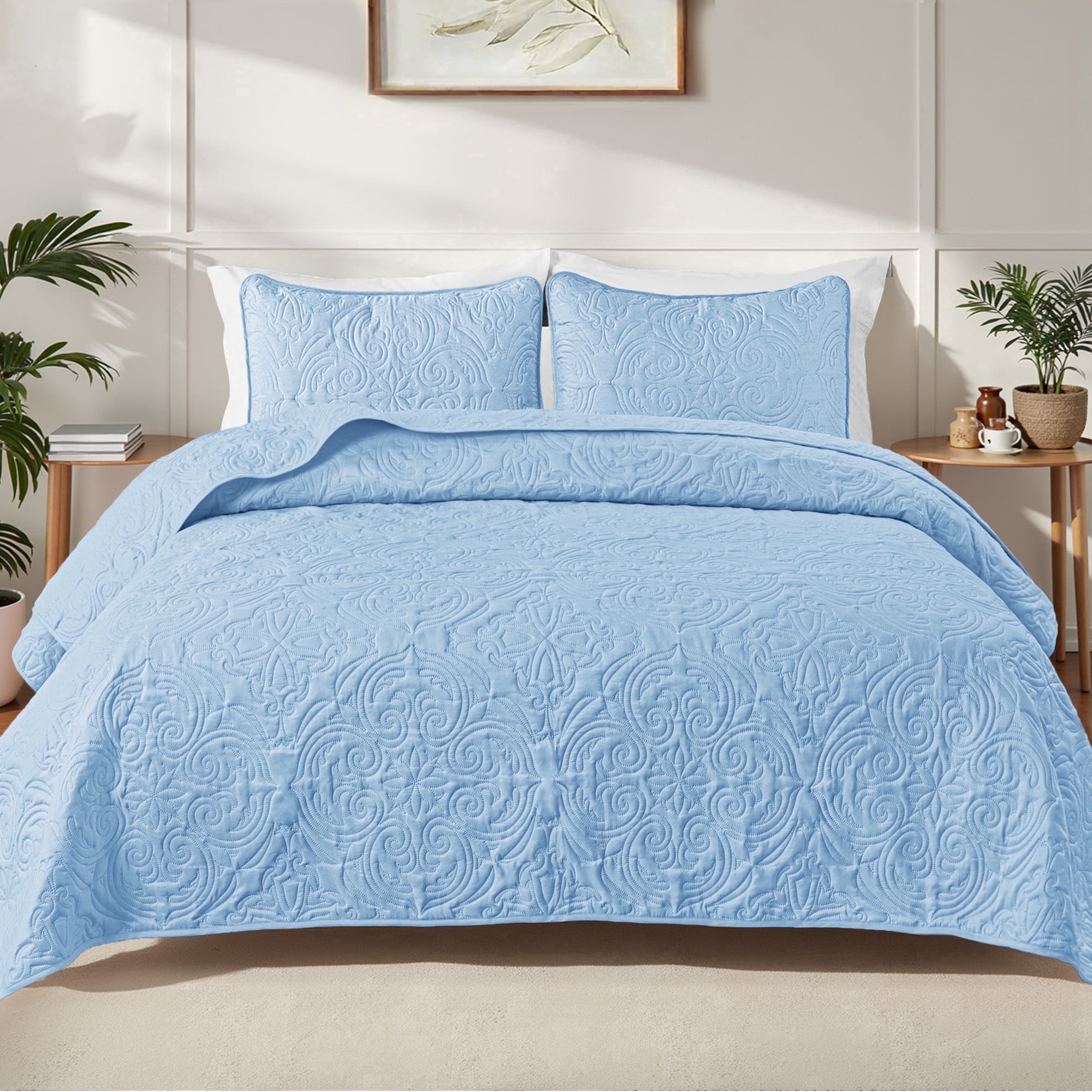 Exclusivo Mezcla Twin Quilt Bedding Set, Lightweight Vintage Twin XL