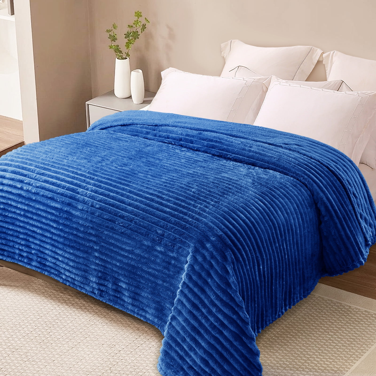 Exclusivo Mezcla Twin Size Flannel Fleece Blanket, Super Soft 3D