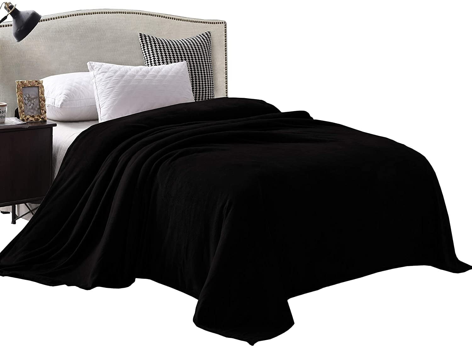"Exclusivo Mezcla Fluffy Twin Size Flannel Fleece Bedspread - Soft ...