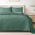 thumbnail image 1 of Exclusivo Mezcla Queen Quilt Bedding Set, Lightweight Soft Bedspreads Coverlets with 2 Pillow Shams, Modern Green Quilts Queen Full Size for All Seasons, 1 of 7
