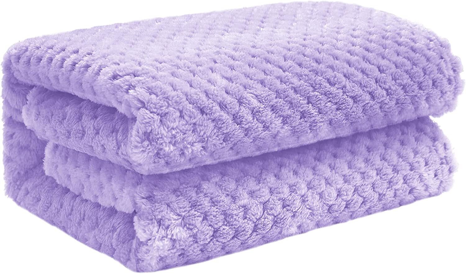 Swiggles textured cheap fleece blanket