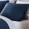 thumbnail image 1 of Excursion Channel Quilted 3 pc F/Q Blush Riverbrook Home Excursion Channel Quilted Microfiber Comforter Set Blue - Twin, 1 of 5