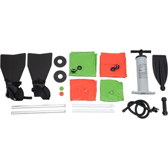 Excursion Inflatable Boat,Oxford Cloth Outdoor Fishing Boat with Adjustable Backrest (90-180),286.6Lbs Load Capacity Inflatable Fishing Boats,Includes Storage Pockets and Hand Air Pump