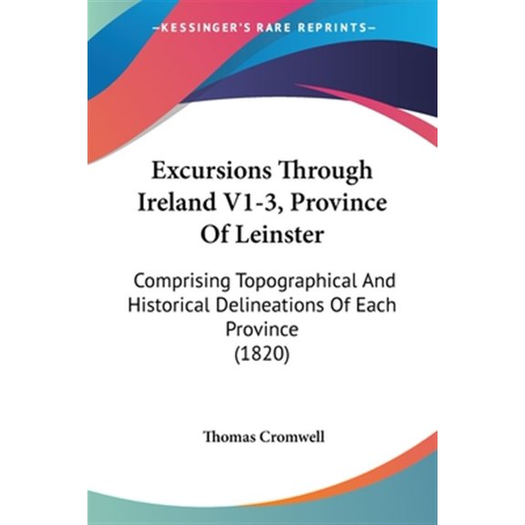 Excursions Through Ireland V13 Province