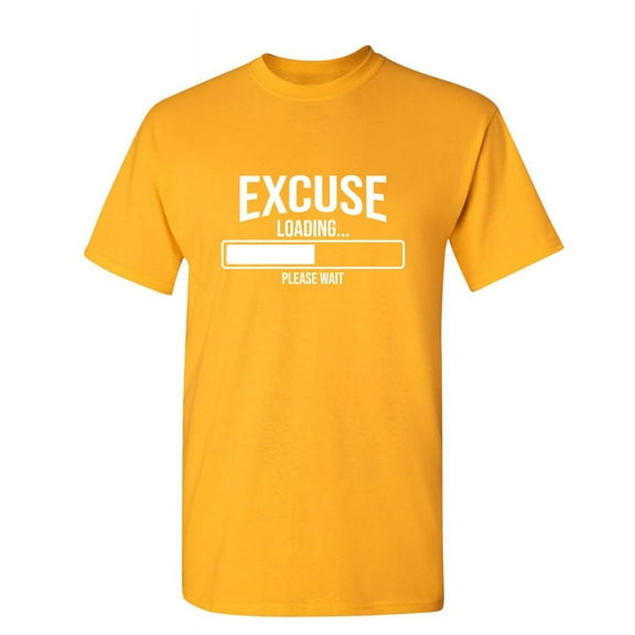 Excuse Loading Thirty Eight Percent Please Wait Christmas Apparel Adult Humor Novelty Sarcastic Premium Tshirt Xmas Holiday Anniversary Gift Hilarious Funny Graphic Tees