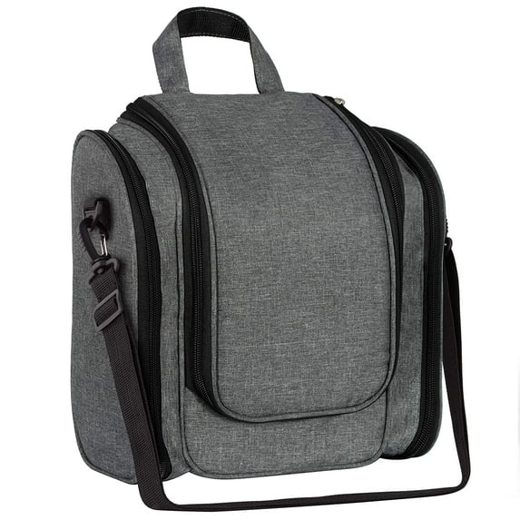 Exec-U-Gift Hanging Travel Toiletry Bag for Women & Men - Multipurpose Bathroom & Shower Organizer with Multiple Compartments