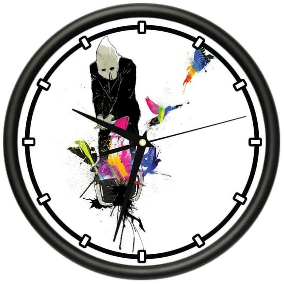 Executioner Design Wall Clock | Precision Quartz Movement | Décor For School Class Office Bedroom Decoration