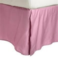 thumbnail image 1 of Executive 3000  Executive 3000 Series Twin XL Bed Skirt, 2 Line Embroidery - Pink, 1 of 1