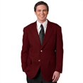 thumbnail image 1 of Executive Apparel 1000 Men's UltraLux Polyester Blazer-Burgundy-54-Long, 1 of 1
