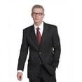 thumbnail image 1 of Executive Apparel 4026 Men's Optiweave Polywool Stretch Blazer-Charcoal-Heather Fabric-48-Long, 1 of 2