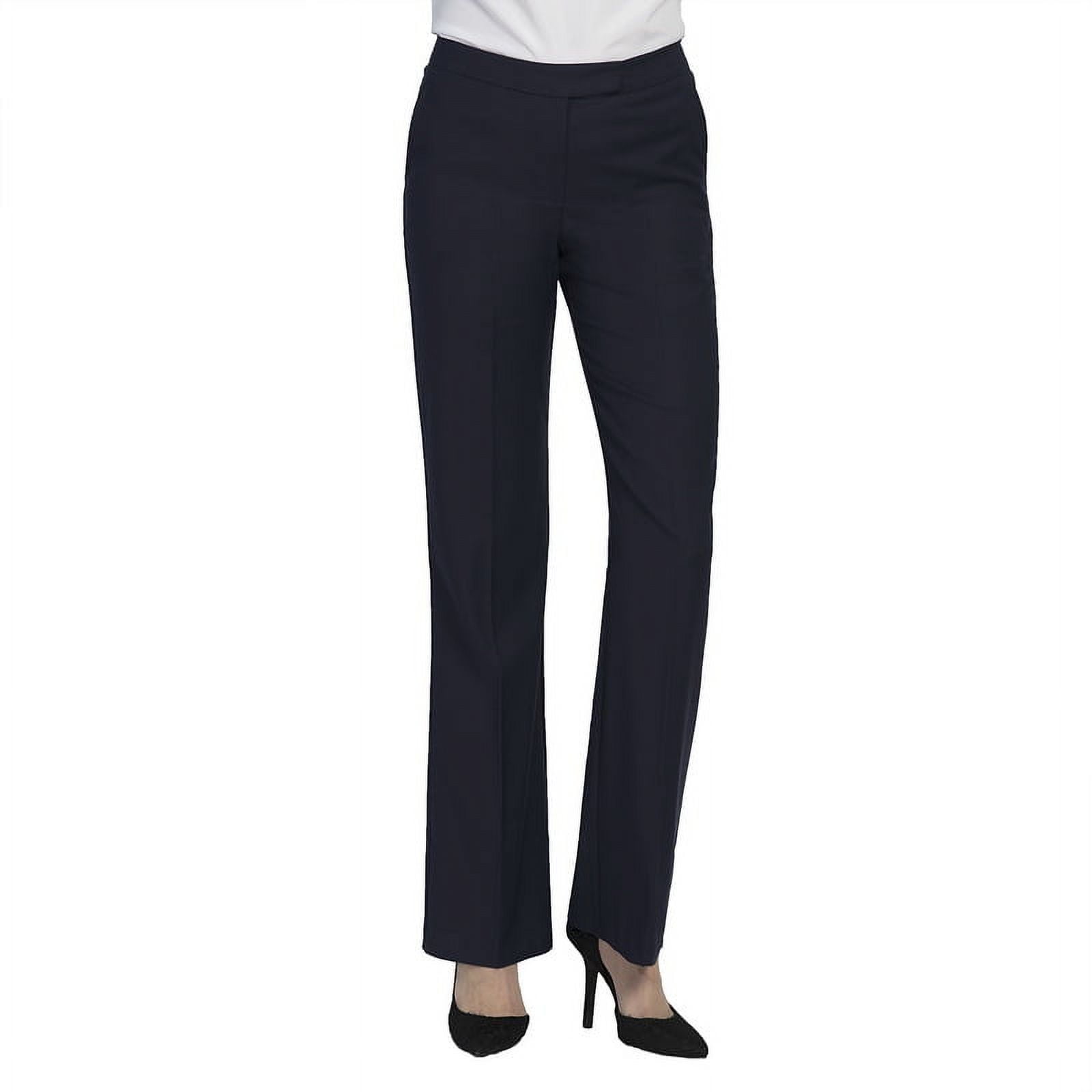 Executive Apparel 4403 Women's Optiweave Polywool Stretch Pants-Navy-16 -  Walmart.com