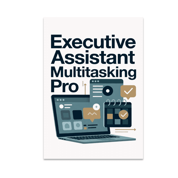 Executive Assistant Multitasking Pro Wall Art - Office Professional - 13x19 Poster Print