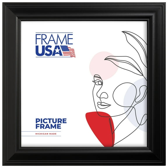 Executive Black 16x16 Inch Picture Frame