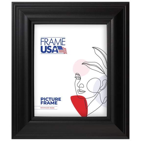 5x7 Picture Frame, Black Style 22048 2.375 Inch MDF with Tabletop Easel