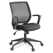 Executive Chair, Mesh Mid Back, 27 in. x 26 in. x 40.75 in., BK
