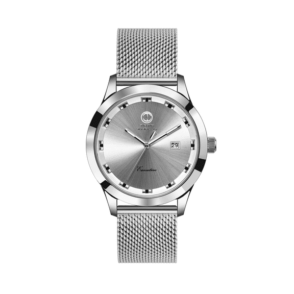 Executive DMV - Silver Mesh Strap