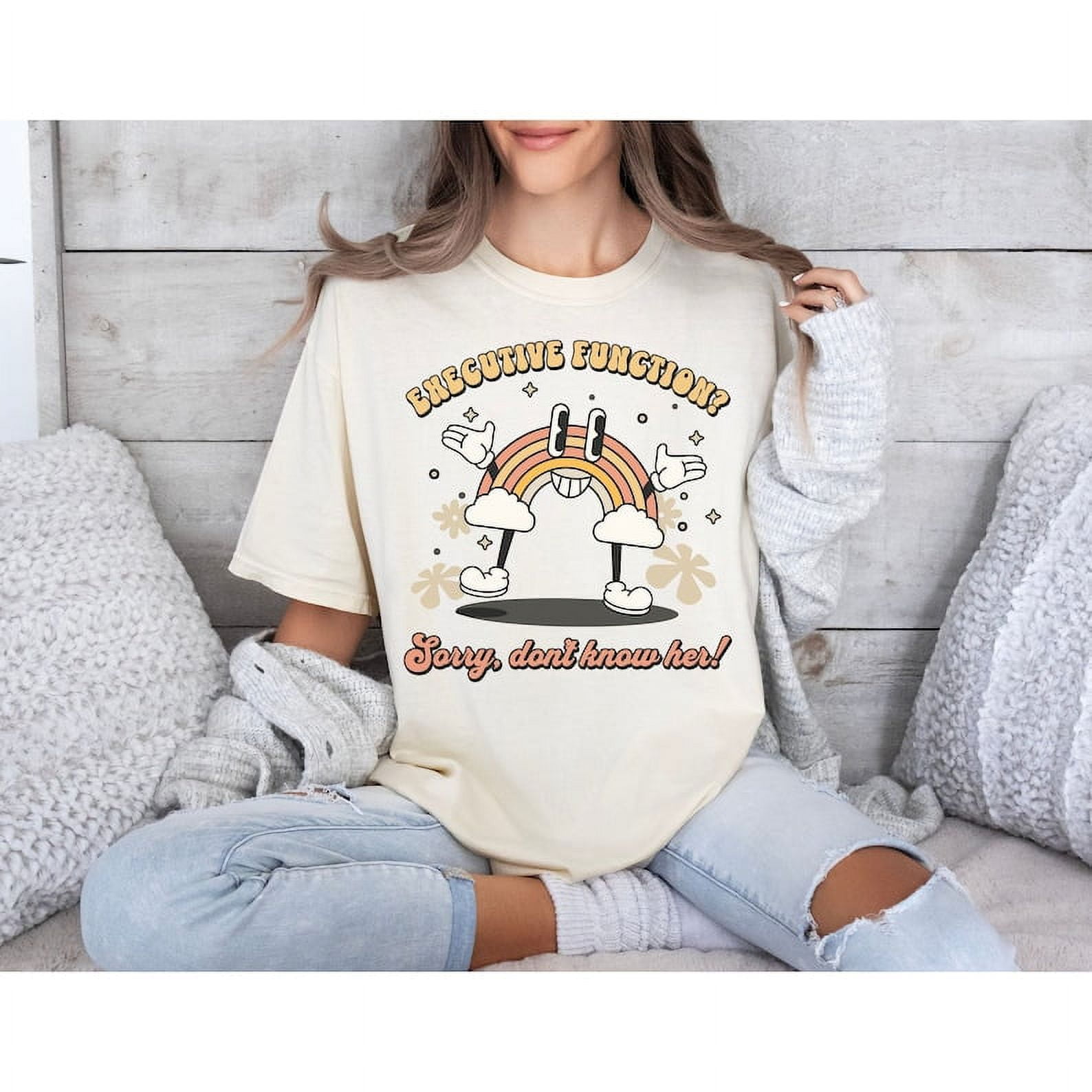 Mary Engelbreit 'Let's Put The Fun Back In Dysfunctional' Women's Relaxed Fit T-Shirt