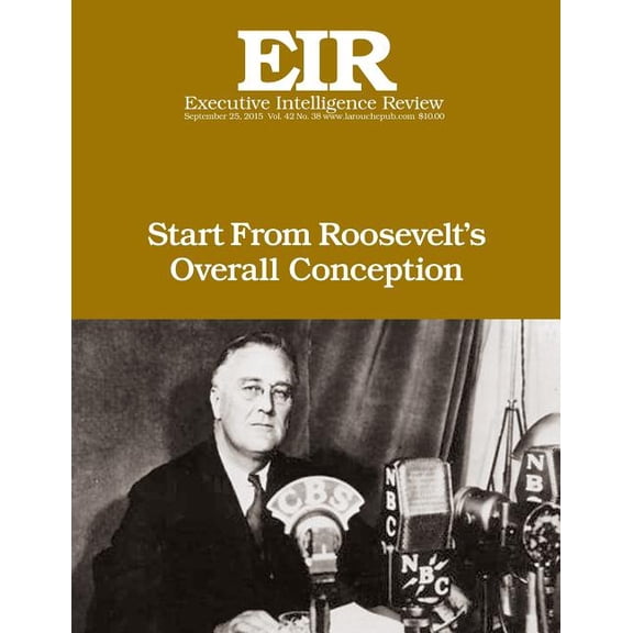 Executive Intelligence Review Start From Roosevelt's Overall Conception: Executive Intelligence Review; Volume 42, Issue 38, Book 42, (Paperback)