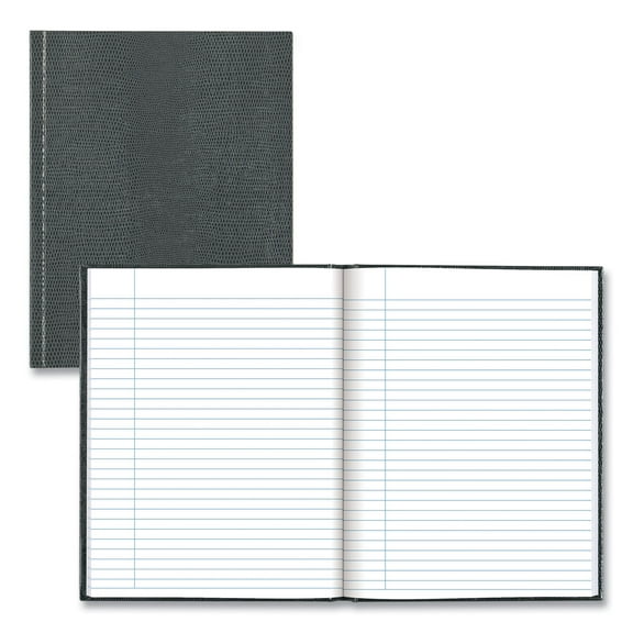 Executive Notebook, 1-Subject, Medium/College Rule, Cool Gray Cover, (72) 9.25 x 7.25 Sheets | Bundle of 2 Each
