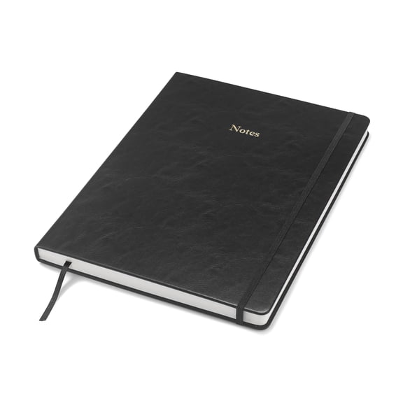Executive Notebook - 8.5" X 12" Customization Available (black Dotted)