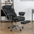 Executive Office Chair, Big and Tall. Leather computer chair. Ergonomic