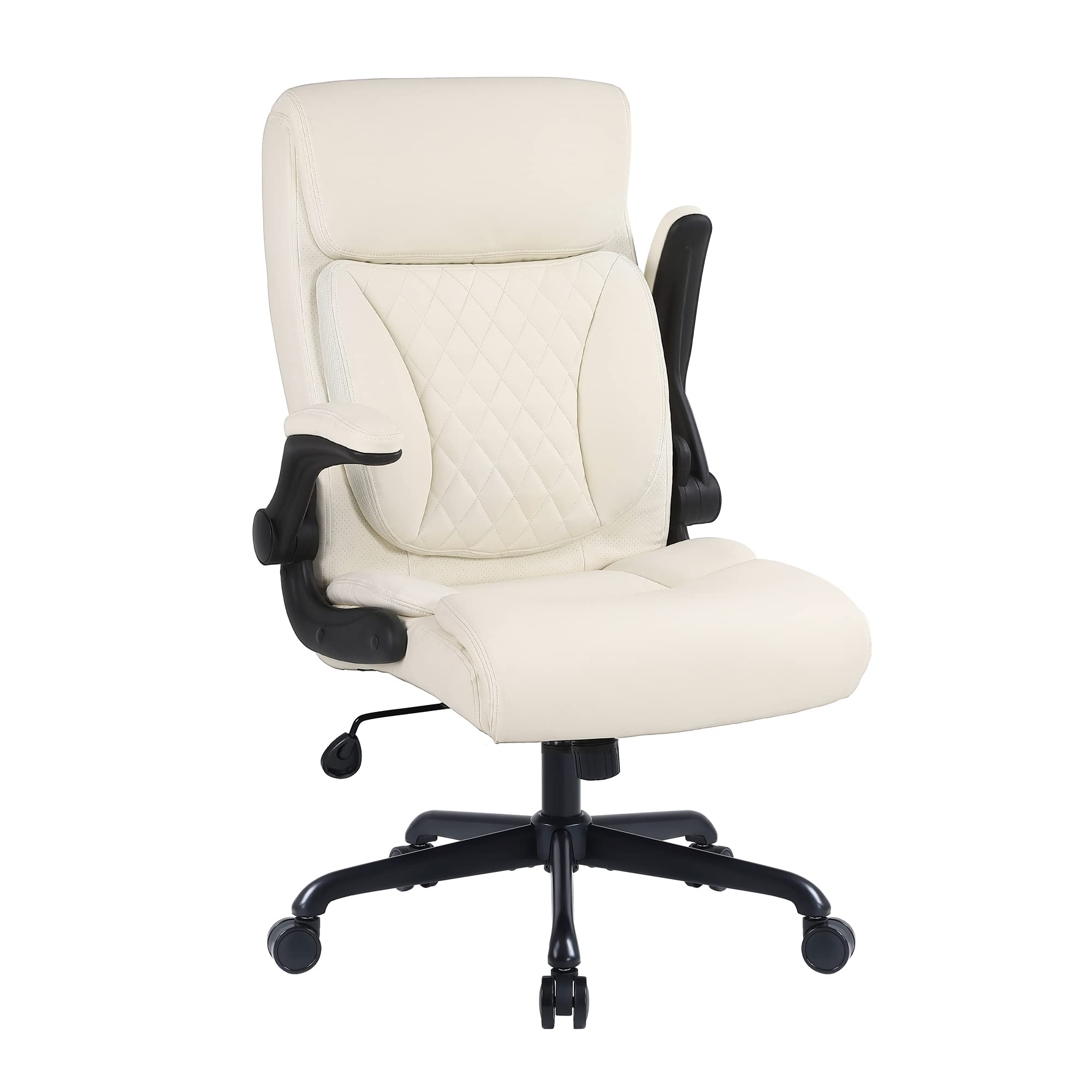 Executive Office Chair, Ergonomic Home Office Desk Chairs, PU Leather