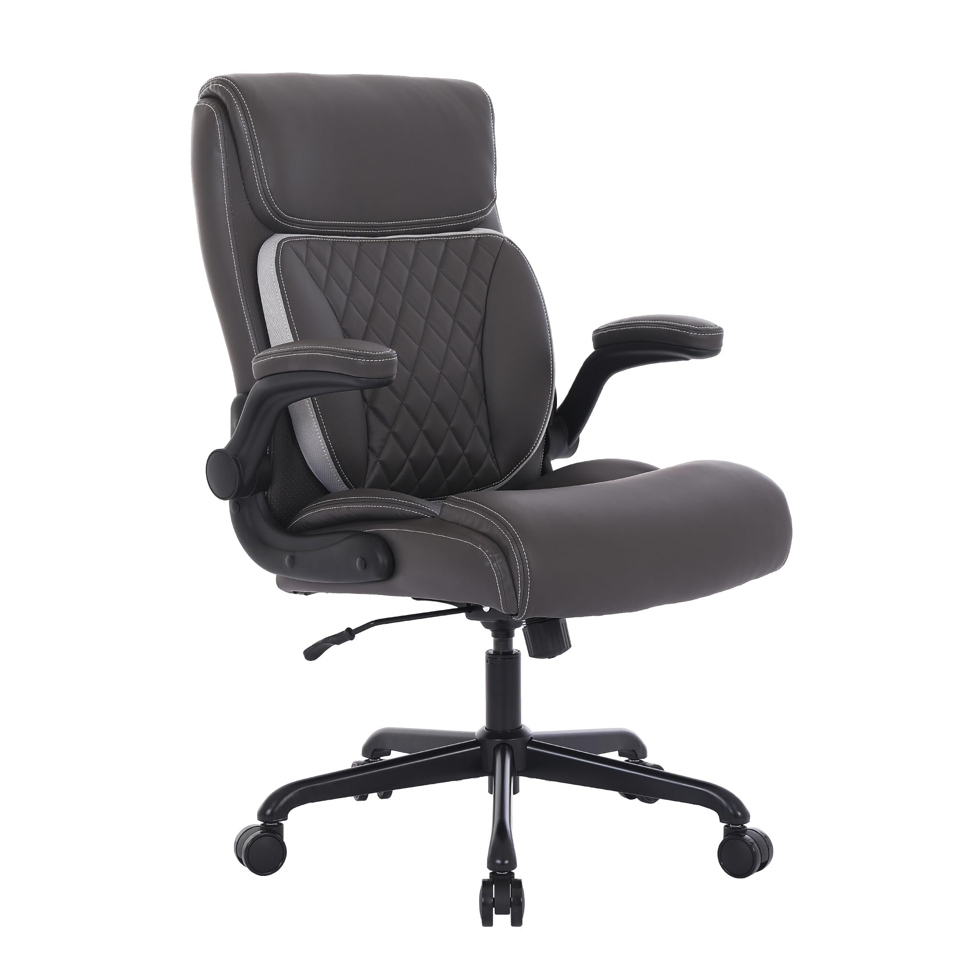 Executive Office Chair, Ergonomic Home Office Desk Chairs, PU Leather