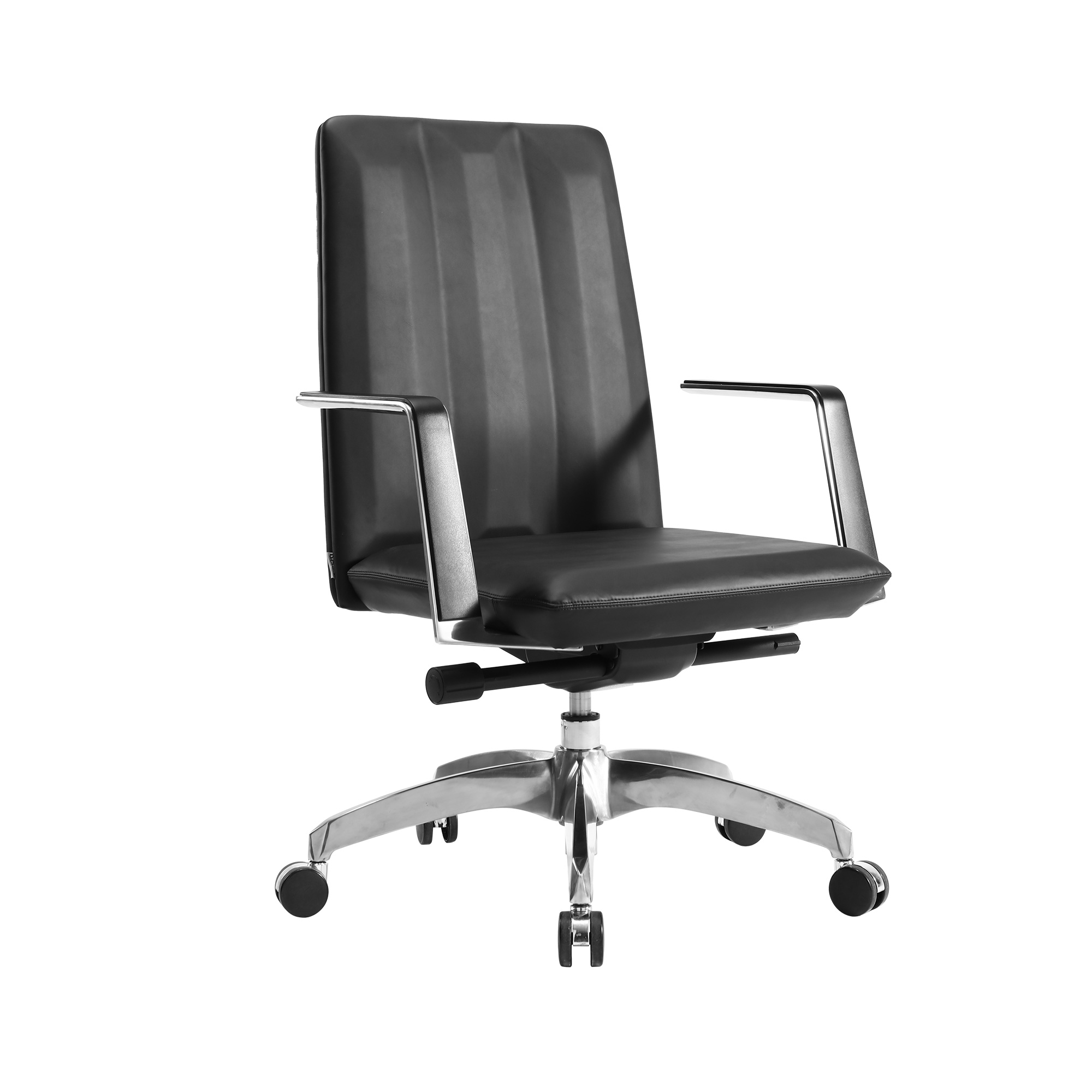 Executive Office Chair, Ergonomic Leather Office Chair Black Desk Chair