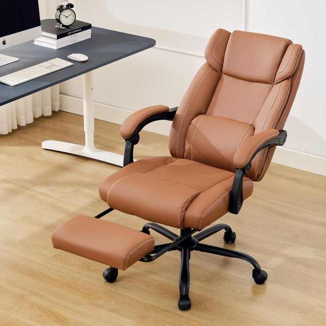 Executive Office Chair with Footrest 90155°Adjustable Reclining Office