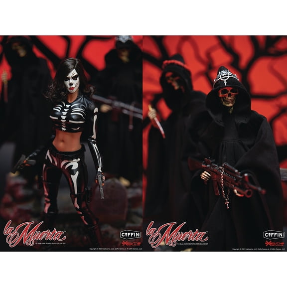 Executive Replicas - La Muerta & Dark Reaper Super Deluxe 1/6th Action Figure 3Pc Set (Net)