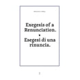 thumbnail image 1 of Exegesis of a Renunciation (Paperback), 1 of 1